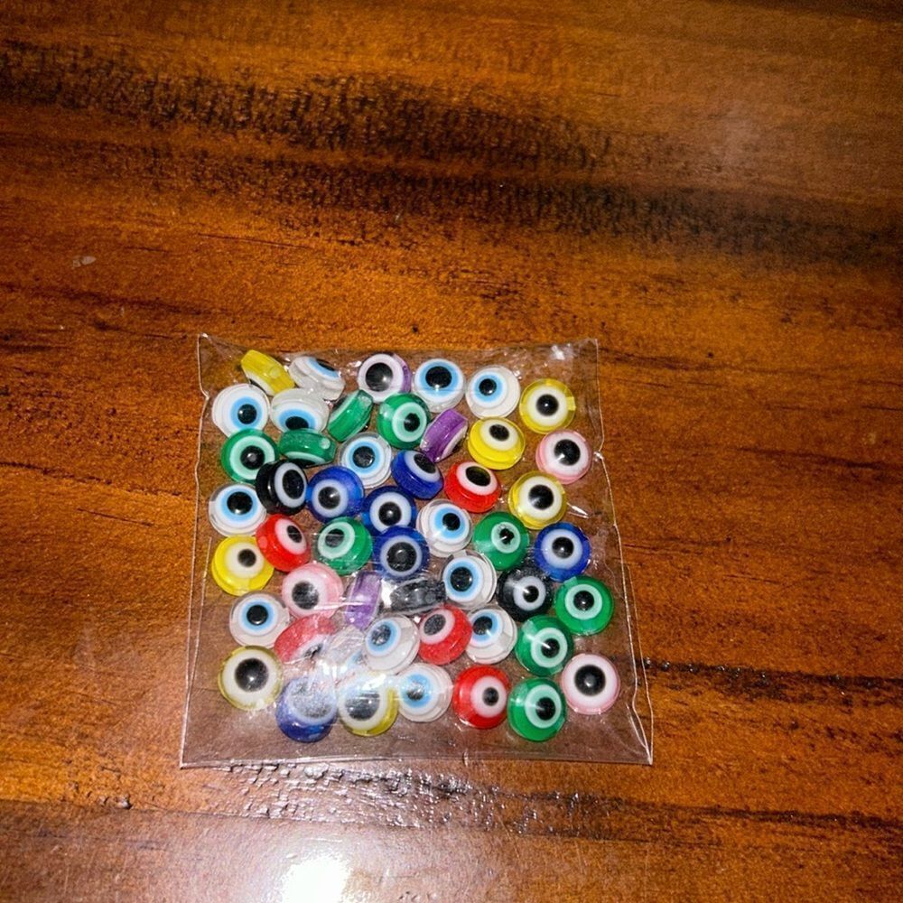 Evil eye ๐งฟ package of 50 pieces mixed colorsโNEW
